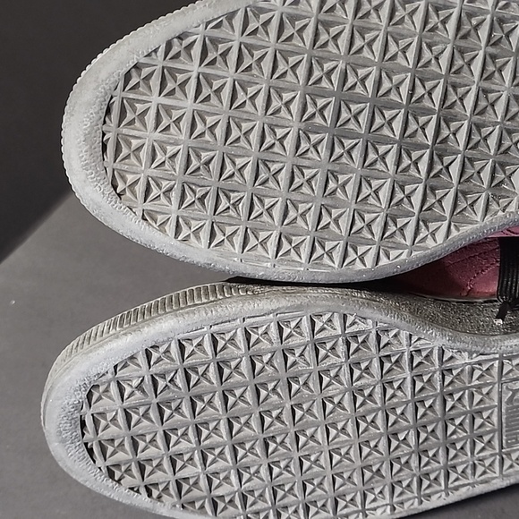 Suede wine colored Puma High tops sz 12 Mens - Picture 7 of 10